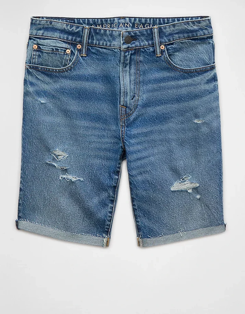 Short en denim déchiré de 9 po EasyFlex+ AE