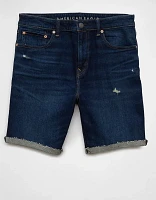 AE AirFlex+ Distressed 9" Denim Short