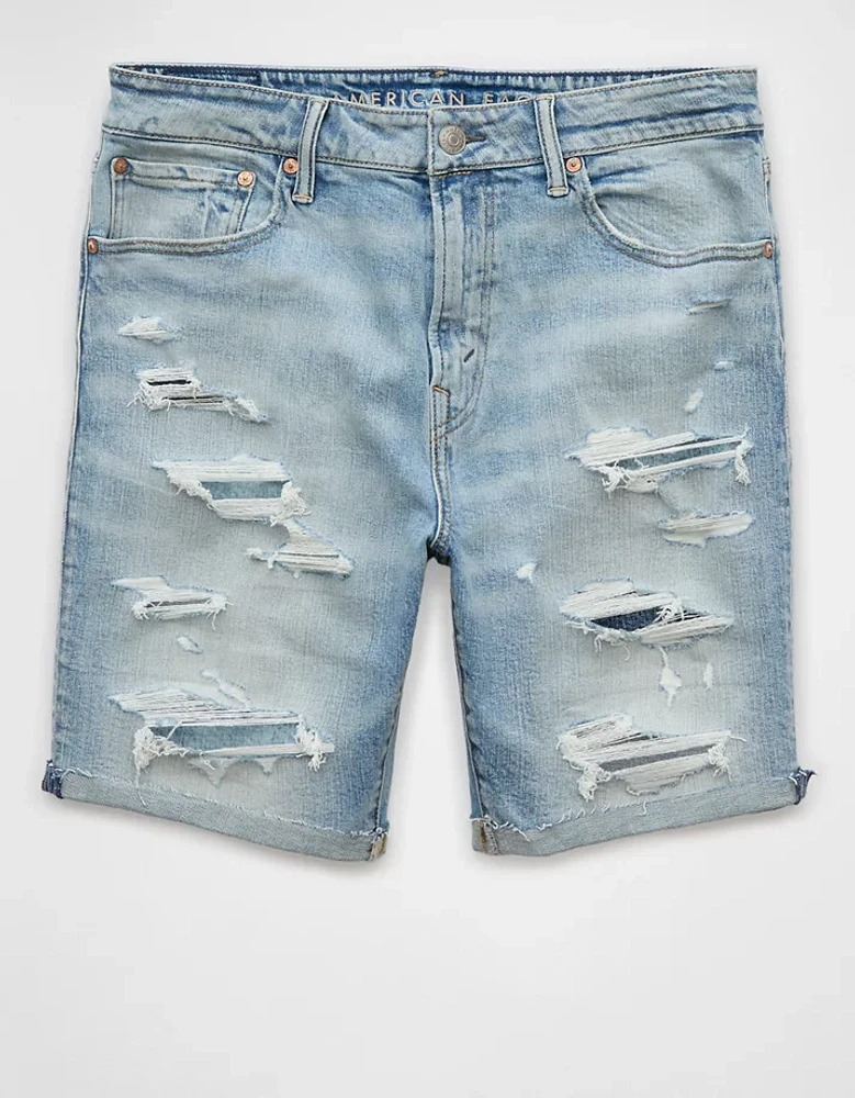 AE EasyFlex 9" Patched Denim Short