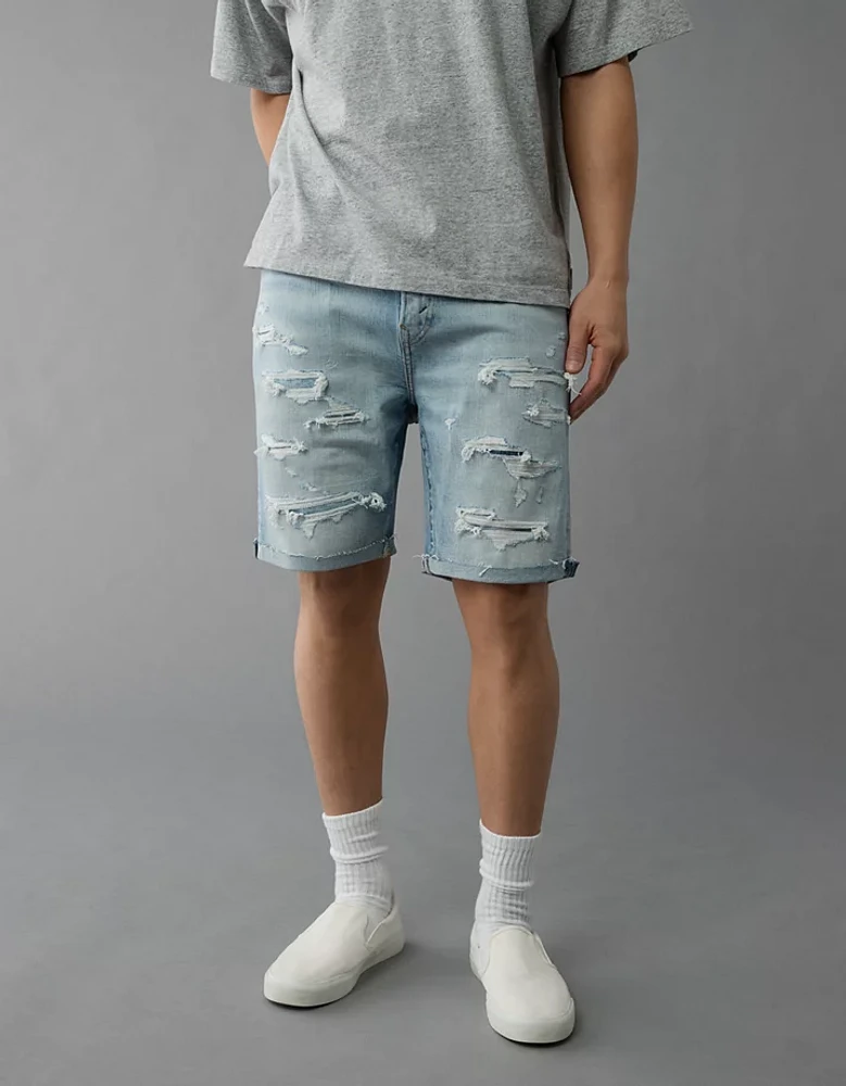 AE EasyFlex 9" Patched Denim Short