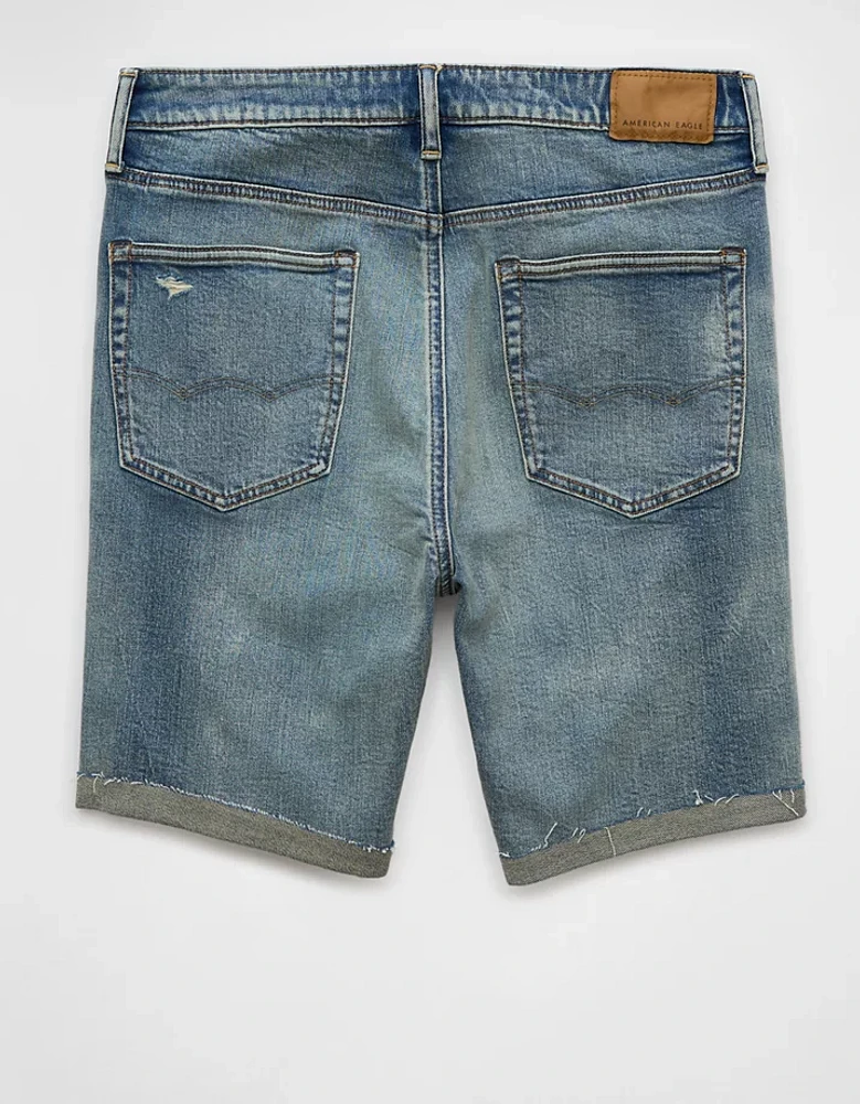 AE 9" AirFlex+ Patched Denim Short