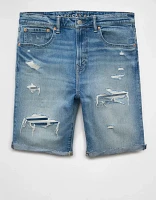 Short en denim rapiécé fibres AirFlex+ +TENCEL™ de 9 po AE