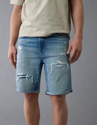 Short en denim rapiécé fibres AirFlex+ +TENCEL™ de 9 po AE