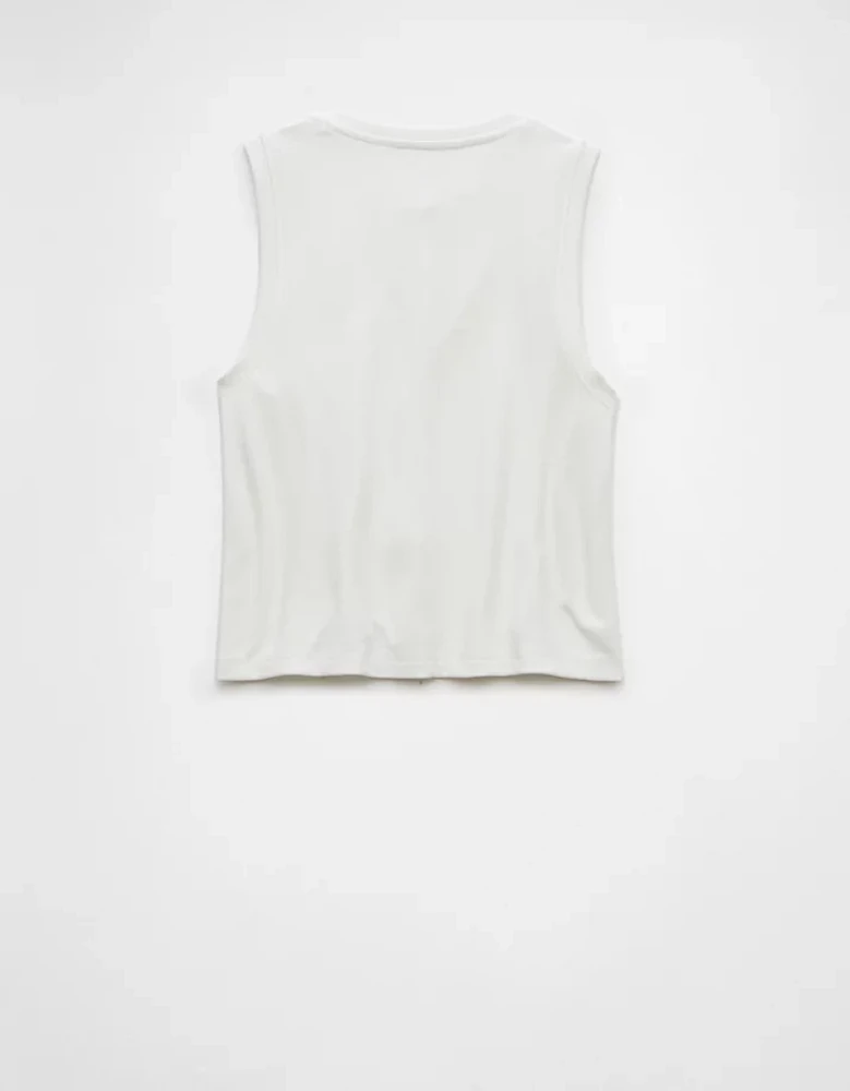 AE Button-Up Tank Top