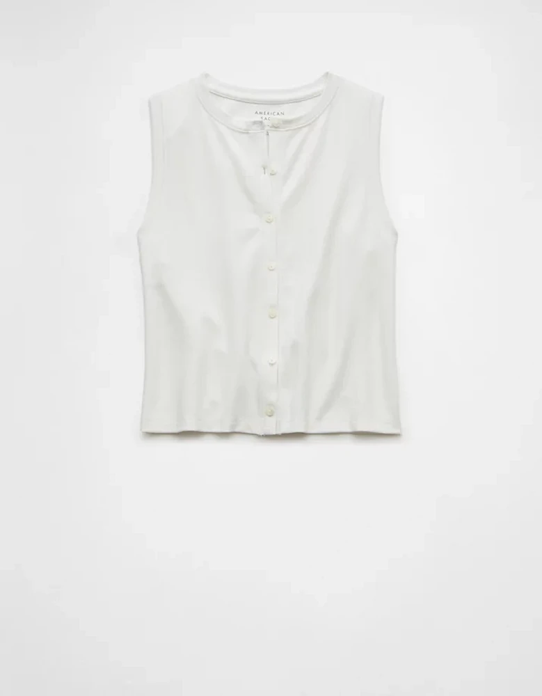 AE Button-Up Tank Top