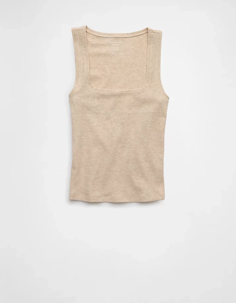 AE Plush Square Neck Tank Top