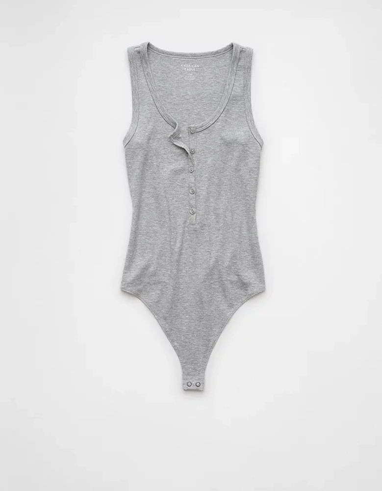 AE Henley Tank Top Bodysuit