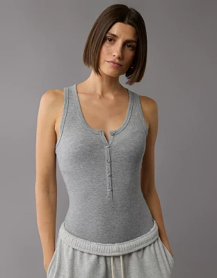 Justaucorps débardeur Henley AE