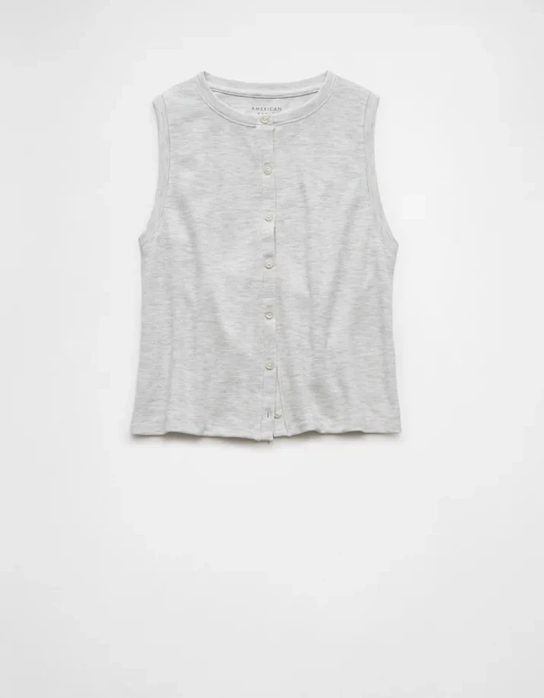 AE Button-Up Tank Top