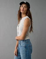 AE Button-Up Tank Top