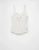 Camisole en dentelle froncée à l’avant AE