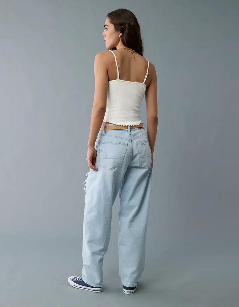Camisole en dentelle froncée à l’avant AE