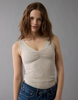 Débardeur à encolure en V Doux et sexy AE