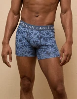 Caleçon boxeur ajusté classique de 4,5 po motif floral pour hommes AEO