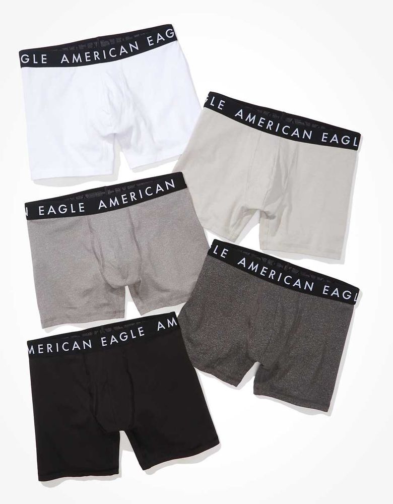 AEO Men's 4.5" Classic Boxer Brief 5-Pack