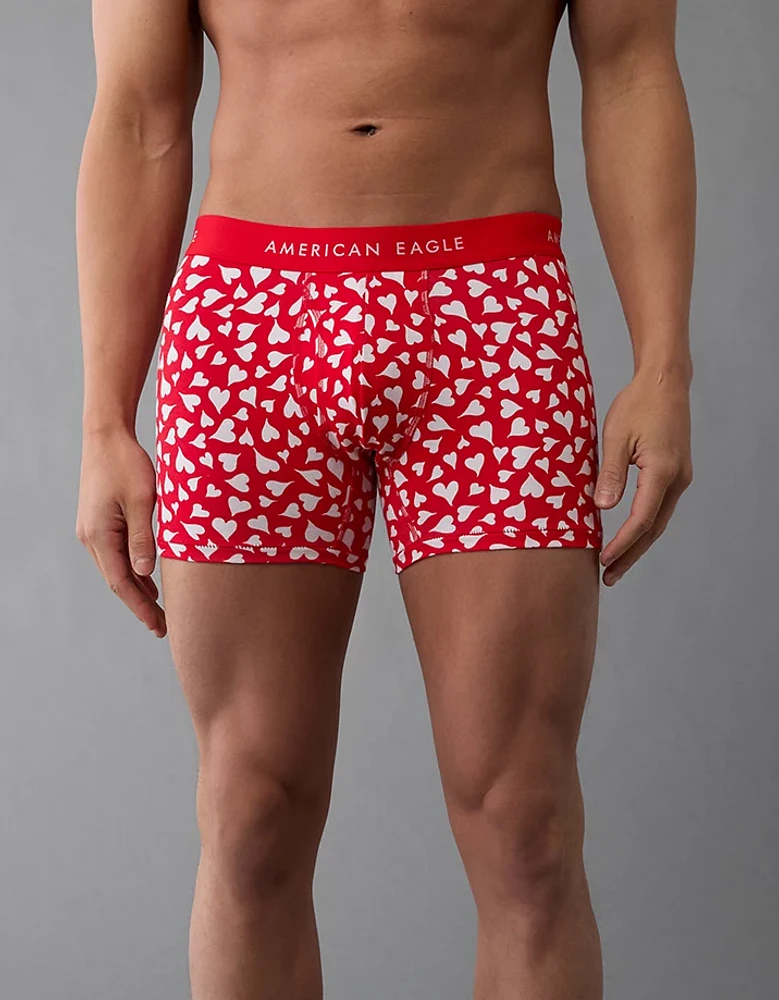 AEO Men's Flying Hearts Valentine 4.5" Classic Boxer Brief