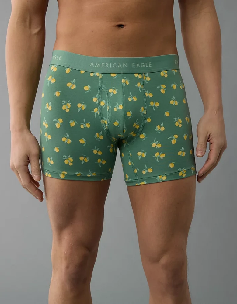 AEO Men's Lemons 4.5" Classic Boxer Brief