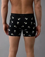 Caleçon boxeur ajusté classique de 4,5 po bisous la Saint-Valentin Snoopy pour hommes AEO