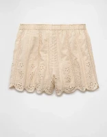 Short à œillets taille haute AE