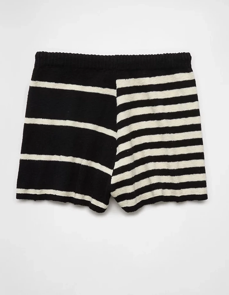 Minishort en tricot rayé AE