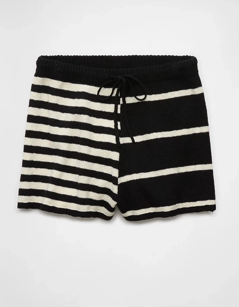 Minishort en tricot rayé AE