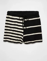 Minishort en tricot rayé AE