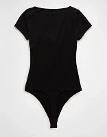 AE Scoop Neck Bow Bodysuit