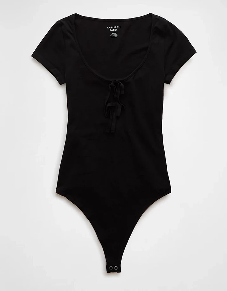 AE Scoop Neck Bow Bodysuit