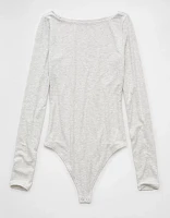 AE Long-Sleeve Boat Neck Bodysuit