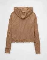 AE Cropped Sweater Lounge Hoodie