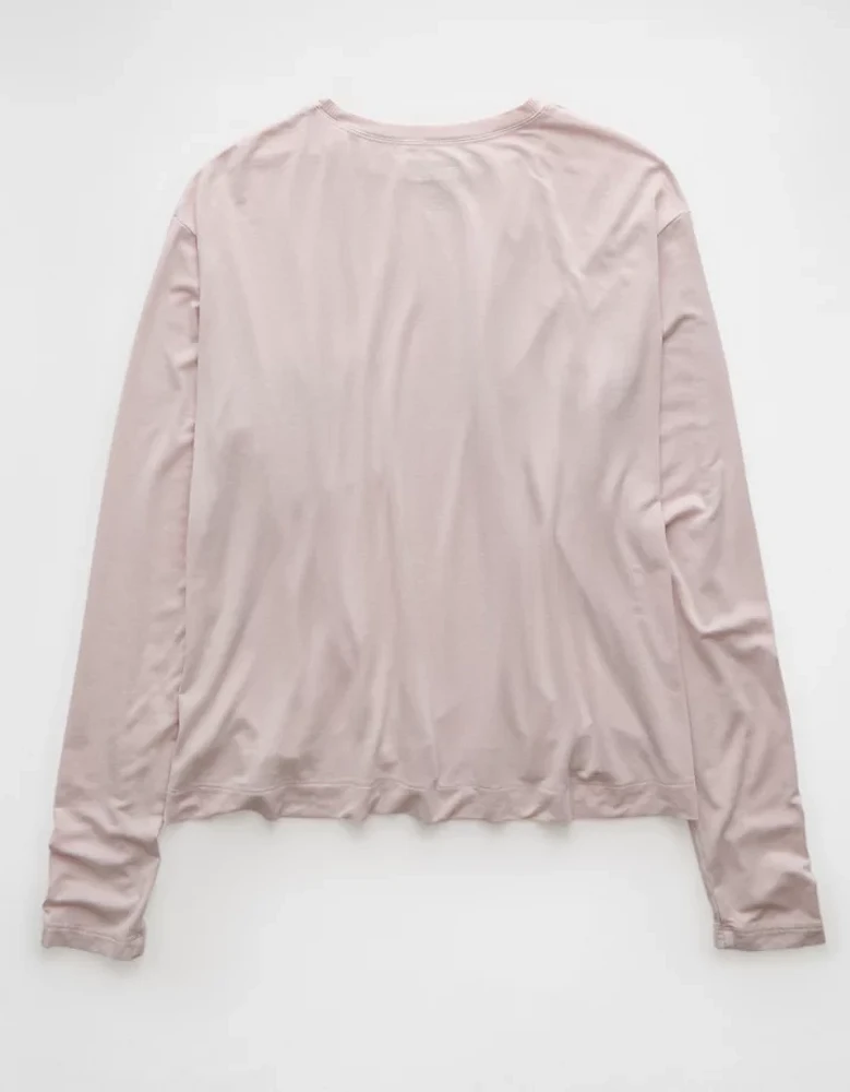 AE Soft & Sexy Long-Sleeve Pocket T-Shirt