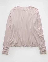 AE Soft & Sexy Long-Sleeve Pocket T-Shirt