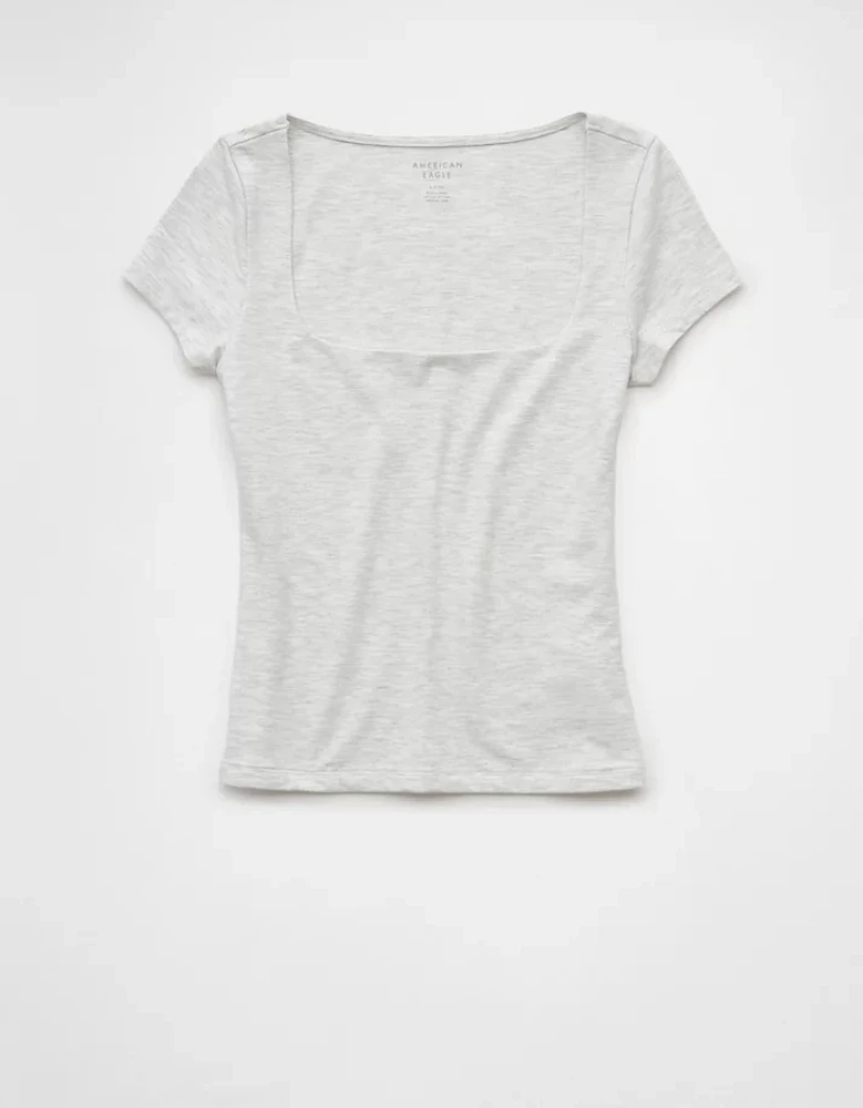 AE Hey Baby Square Neck T-Shirt