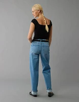AE Ruched Square Neck T-Shirt