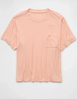 AE T-shirt avec pochette Doux et sexy