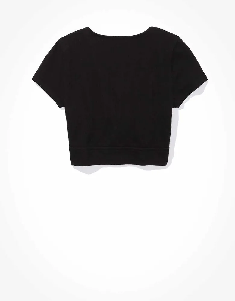 AE Super Cropped Ring-Front Tee