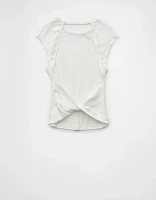 T-shirt à dos torsadé AE