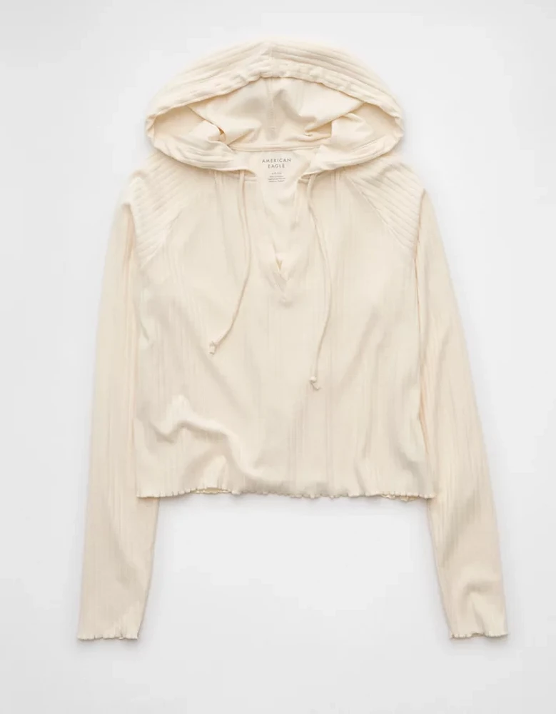 AE Cropped Sweater Lounge Hoodie