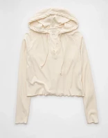 AE Cropped Sweater Lounge Hoodie