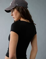 AE Square Neck Hey Baby Tee