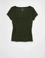 AE Hey Baby Square Neck T-Shirt