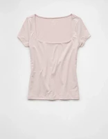 AE Hey Baby Square Neck T-Shirt