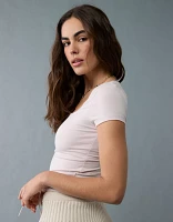 AE Hey Baby Square Neck T-Shirt