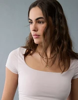 AE Hey Baby Square Neck T-Shirt