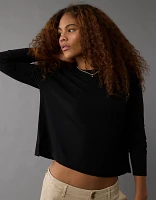 AE Soft & Sexy Long-Sleeve Pocket T-Shirt