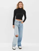 AE Long-Sleeve Mock Neck T-Shirt