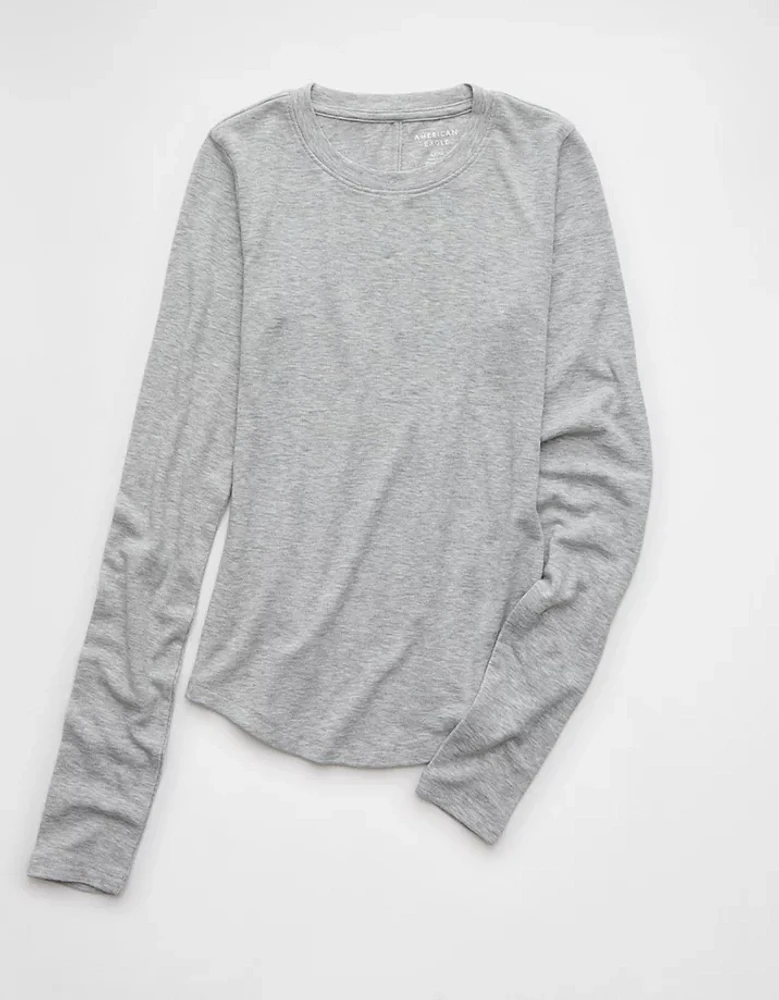 AE Cozy Up Long-Sleeve Layering T-Shirt