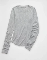 AE Cozy Up Long-Sleeve Layering T-Shirt