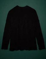 Chandail petit ami en mélange de mohair haut gamme AE77