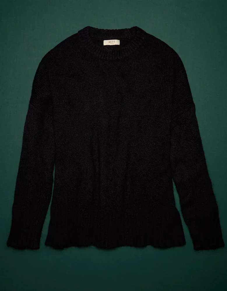 Chandail petit ami en mélange de mohair haut gamme AE77